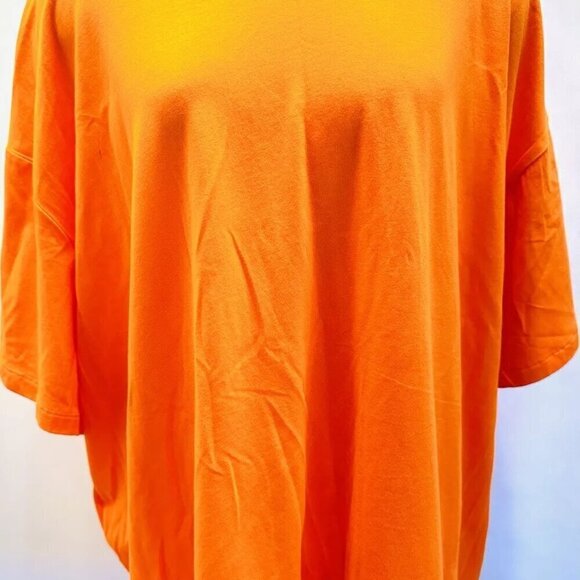 NWT TEK GEAR Women Short Sleeve Crew Neck On the Go Gear Orange Shirt Plus Sz 3X - Picture 3 of 12